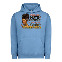 Pigment Pebble Blue you can mute people in real life too it's called b Urban Hoodie - Artiststas