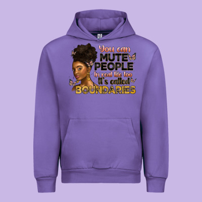 You Can Mute People In Real Life Too It's Called B Urban Hoodie Designed By Artiststas