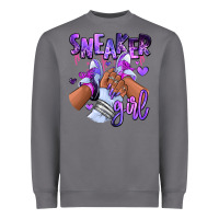Storm Purple galaxy sneaker girl Heavyweight Sweatshirt - RanaPortraitStore
