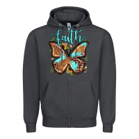 Smoke faith leopard butterfly Zipper Hoodie - JahusDesignShop
