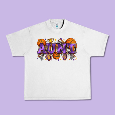 Aunt Basketball Urban Heavy Tee Designed By Zillion Design Studio