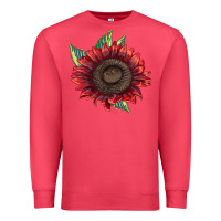 Cardinal procut red sunflower Premium Sweatshirt - LillyAllenDesigns