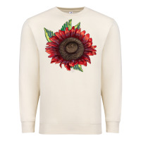 Sandshell procut red sunflower Premium Sweatshirt - LillyAllenDesigns