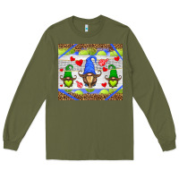 Army Green western tennis gnome Long Sleeve Tee - HRA Design Shop
