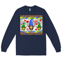 Navy western tennis gnome Long Sleeve Tee - HRA Design Shop