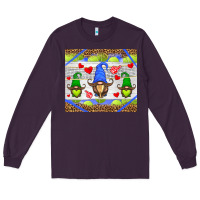 Plum western tennis gnome Long Sleeve Tee - HRA Design Shop
