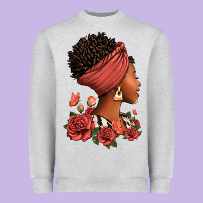 Heavyweight Sweatshirt She who kneels before god can stand before anyone