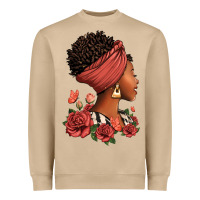 Mushroom She who kneels before god can stand before anyone Heavyweight Sweatshirt - RanaPortraitStore