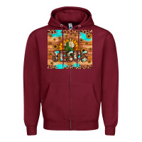 Burgundy jesus san judas Zipper Hoodie - JahusDesignShop