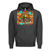 Charcoal Heather jesus san judas Zipper Hoodie - JahusDesignShop