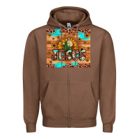 Chestnut jesus san judas Zipper Hoodie - JahusDesignShop