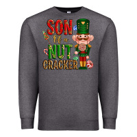 Charcoal Heather Christmas son of a nutcracker Premium Sweatshirt - NancyCooperArtShop