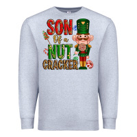 Heather Grey Christmas son of a nutcracker Premium Sweatshirt - NancyCooperArtShop