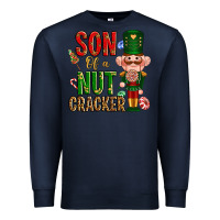 Navy Christmas son of a nutcracker Premium Sweatshirt - NancyCooperArtShop