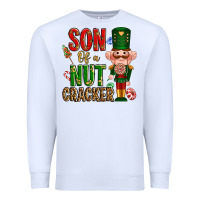 White Christmas son of a nutcracker Premium Sweatshirt - NancyCooperArtShop