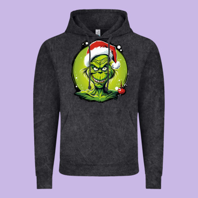 Grinch Vintage Hoodie Designed By Unal Design