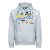 Heather Grey down right amazing Urban Hoodie - Artiststas