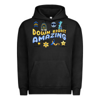 Pigment Black down right amazing Urban Hoodie - Artiststas