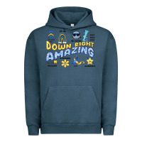 Pigment Midnight Navy down right amazing Urban Hoodie - Artiststas