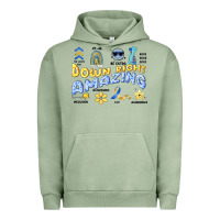 Pigment Oil Green down right amazing Urban Hoodie - Artiststas