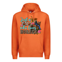 Carrot just a girl who loves horses Premium Hoodie - MaliasSmallBusiness