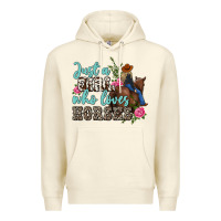 Sandshell just a girl who loves horses Premium Hoodie - MaliasSmallBusiness