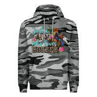 Slate Camo just a girl who loves horses Premium Hoodie - MaliasSmallBusiness
