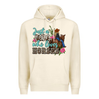 Tofu just a girl who loves horses Premium Hoodie - MaliasSmallBusiness