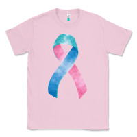 Bubblegum Pink thyroid cancer ribbon fa element Classic Tee - FaDigitalArtStudio