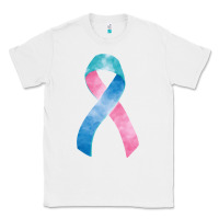White thyroid cancer ribbon fa element Classic Tee - FaDigitalArtStudio