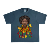 Midnight Navy juneteenth 1865 black boy Urban Heavy Tee - BarkalooDesign