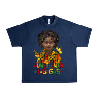 Navy juneteenth 1865 black boy Urban Heavy Tee - BarkalooDesign