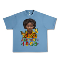 Pebble Blue juneteenth 1865 black boy Urban Heavy Tee - BarkalooDesign