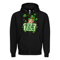 May The Luck Of The Irish Be With You Zipper Hoodie | Teevron