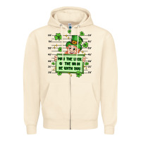 Sandshell may the luck of the irish be with you Zipper Hoodie - Artiststas
