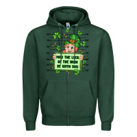 Sports Green may the luck of the irish be with you Zipper Hoodie - Artiststas