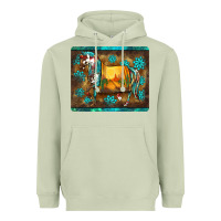 Matcha western horse sunset turquoise's gemstones mousepad Heavyweight Hoodie - BarkalooDesign