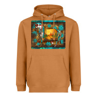 Meerkat western horse sunset turquoise's gemstones mousepad Heavyweight Hoodie - BarkalooDesign