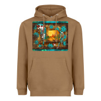 Toasted Coconut western horse sunset turquoise's gemstones mousepad Heavyweight Hoodie - BarkalooDesign