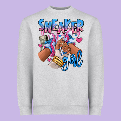 Heavyweight Sweatshirt Sneaker girl afro woman