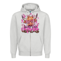 Dove Grey save the udders Zipper Hoodie - AdoDesignShop