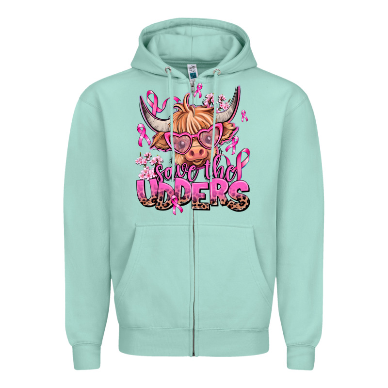 Save The Udders Zipper Hoodie by AdoDesignShop | Teevron