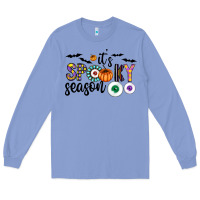Colony Blue spooky Long Sleeve Tee - CowhideDigitalArt