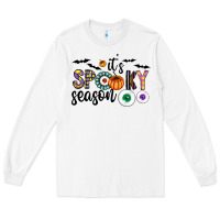 White spooky Long Sleeve Tee - CowhideDigitalArt