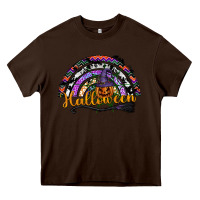 Chocolate Brown Halloween Heavy Core Tee - SublimationCraftShop