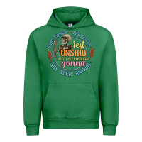 Emerald some things are better left unsaid Urban Hoodie - Artiststas