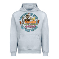 Heather Grey some things are better left unsaid Urban Hoodie - Artiststas
