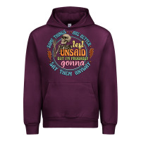 Mauve Wine some things are better left unsaid Urban Hoodie - Artiststas