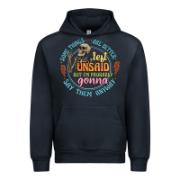 Navy some things are better left unsaid Urban Hoodie - Artiststas