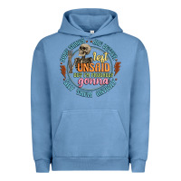 Pigment Pebble Blue some things are better left unsaid Urban Hoodie - Artiststas